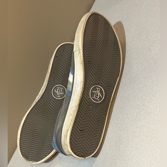 Men's PENGUIN Casual Thaw Canvas Shoes‎ Sneakers Gray & Blue - Size 10 - Picture 4 of 7